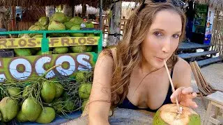 Travel to Tulum With Hannah - Drinking Coconuts and Exploring the Tulum Mayan Ruins in Mexico