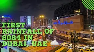 First rainfall of 2024 in Dubai 🌧️. Dil Garden Garden ho gya🤩🤩