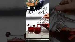 Non alcoholic Sangria recipe #shorts #mocktail #summer