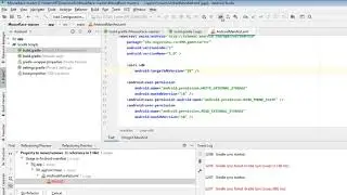 The minSdk version should not be declared in the android manifest file