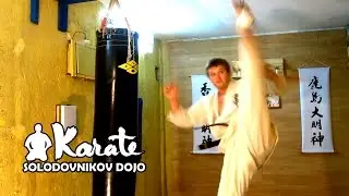 Удары ногами  /Ороши учи какато гери/ oroshi uchi kakato geri / кекусинкай каратэ / кикбокс / MMA