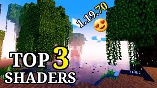 MCPE 1.21 - TOP 3 SHADERS REALISTA PARA MINECRAFT BEDROCK