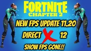Show Fps Fortnite Chapter 2 Gone!!! (NEW DIRECTX 12 UPDATE BOOST)