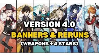 Genshin 4.0 Banners Revealed, Lyney & Zhongli Rerun Confirmed
