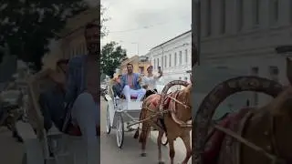 Не понимаем современных тенденций: электроавтомобили, кабриолеты…Кареты! Самое то! #viva #музыка