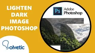 How to LIGHTEN DARK IMAGE in PHOTOSHOP ✔️