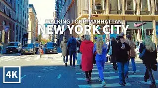 [Full Version] NEW YORK CITY - Walking Tour Manhattan, Broadway, SoHo, City Hall & Brooklyn Bridge