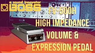 BOSS FV-500H High Impedance Volume & Expression Pedal