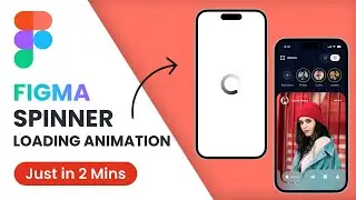 Figma Basic: Loading animation in figma | Figma loading animation || 
