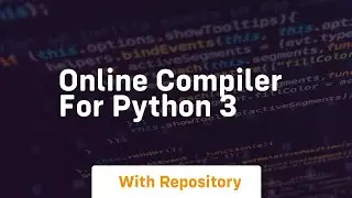 online compiler for python 3
