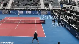 My Day At The 2023 Dallas Open! #dallasopen #atptennis #itftennis