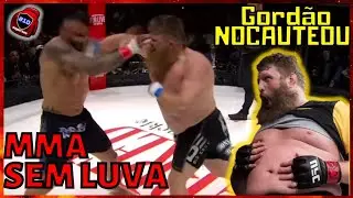 ROY NELSON DA SHOW NO MMA SEM LUVAS