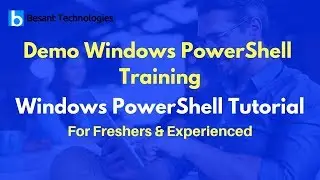 Demo Windows PowerShell Training  | Windows PowerShell  Tutorial For Beginners