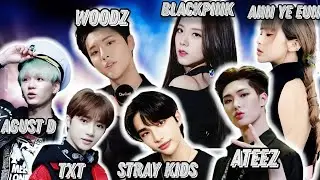 Реакция на Stray Kids, Agust D, Ateez, Blackpink, SHINee, Woodz, Txt, Tempest, Ahn Ye Eun