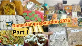 Ramadan|Ramadan preparation vlog2025| useful ideas to save time in Ramadan by Tasty Food with Maria