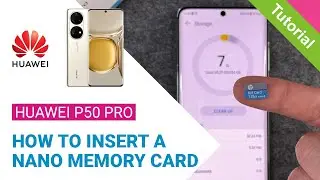 Huawei P50 Pro - How to insert a Nano Memory Card • 💾 • 📱 • 📈 • Tutorial