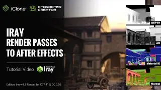 Iray Render Plug-in Tutorial - Iray Render Passes to After Effects