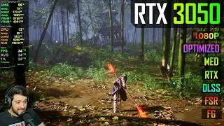 RTX 3050 - Black Myth: Wukong - DF Optimized Settings, RT, DLSS, FSR FG!