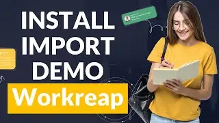 how to install Workreap theme and insert demo