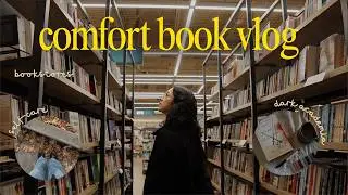 comfort vlog💌📚🕯️: reading if we were villains, bookstores & self-care days