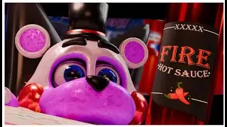 [FNaF/Blender] Helpy tries hot sauce