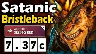 Сатаник Новый Керри Спирит на Бристлбеке! - Satanic Bristleback 7.37 ДОТА 2
