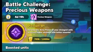 NEW BATTLE CHALLENGE: PRECIOUS WEAPONS- RARE UNIT