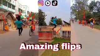 Amazing Instagram Trending Reels flips || public reaction stunts / Ajay flip channel