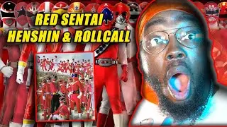 Red Sentai Henshin And Roll Call (Goranger - TimeFire) | Reaction Video | All Red Super Sentai 