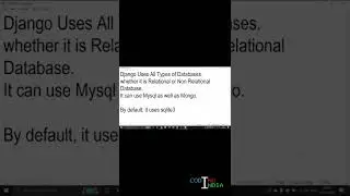 which databases are used by django? django databases