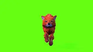 Green Screen Fox Animation | Vixen Green Screen Video