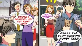 [Manga Dub] My Parents Kicked Me Out for My Sister, But I Was Sending Money! Then I Stopped…