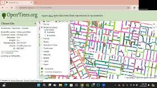 08 How to get tree information from OpenTrees map