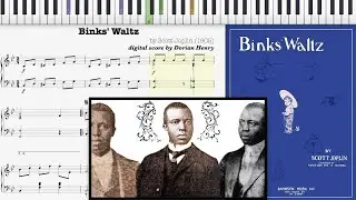 Binks Waltz by Scott Joplin (1905, Waltz piano)