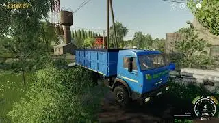 ✅Супер мод для FS19 💥КАМАЗ 55102💥 с снятием колеса и треком рации💥Super mod for FS19 💥KAMAZ 55102