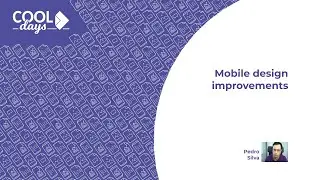 Mobile design improvements - COOL Days 2021