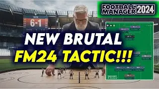 NEW BRUTAL FM24 Tactic 3-4-1-2 | Football Manager 2024