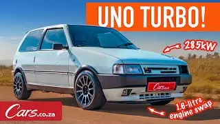 Does a Fiat Uno Turbo need 285kW? Probably not, but its awesome (SA built!)