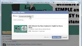 How To Share SWA Videos in Facebook, by Manny Viloria