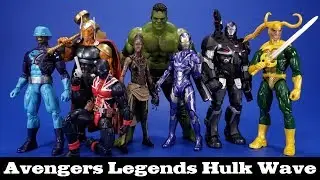 Marvel Legends Avengers Hulk Wave War Machine, Shuri, Loki, Rescue, Union Jack, Beta Ray Bill Review