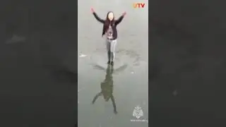 МЧС настоятельно рекомендует не выходить на тонкий лед!