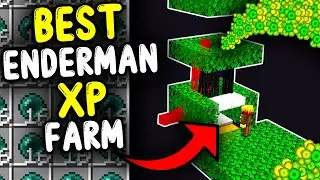 NEW BEST Enderman XP Farm Minecraft Bedrock 1.21+!