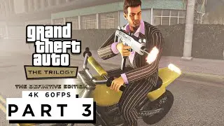 GTA VICE CITY DEFINITIVE EDITION Walkthrough Gameplay Part 3 - (4K 60FPS) - No Commentary