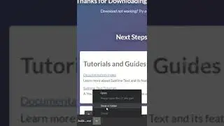 How to download Sublime text editor in Windows | code in |