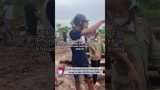 Lời kể của nam thanh niên sống sót trong vụ sập cầu Phong Châu (Phú Thọ) - VNews #shorts