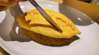 Master Chef makes Omurice Omelette in Japan