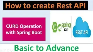 Rest API CRUD operation with basic