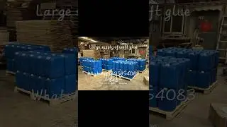 Large supply of weft glue
