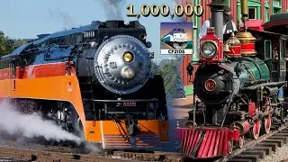 EVERY Steam Train I've Filmed  - CoasterFan2105 Million Subscriber Special