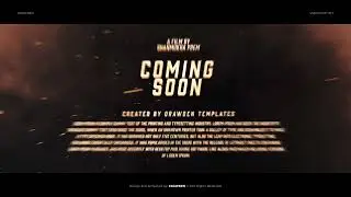 Epic Action Movie Trailer (After Effects template)